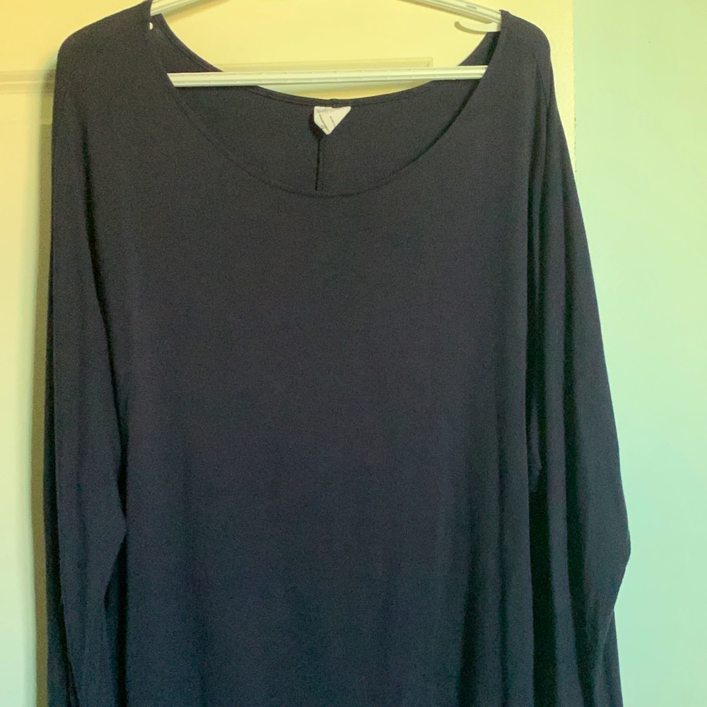 Navy Blue XL Encircled Dressy Sweatshirt